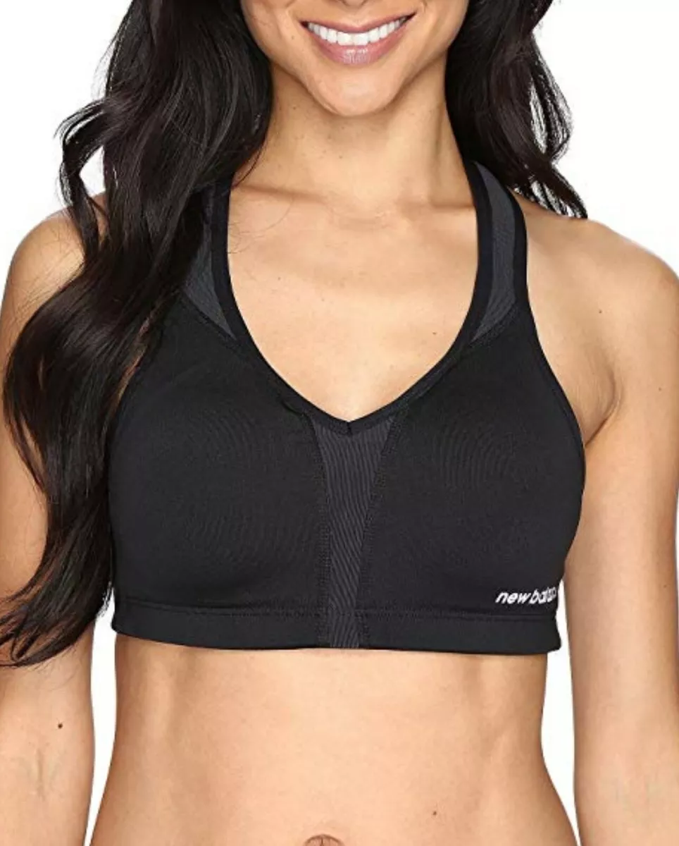 New Balance Women's NB Power Sports Bra Black Size 36B 1207