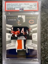 2009 Playoff National Treasures Walter Payton League Leaders 3 Color Patch #/25