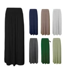 Ladies Full Length Long Skirts for Women Plus Size High Waist Fold Over Womens P