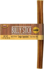 Bully Hide Sticks for Large Dogs – All-Natural Beef Pizzle, High Protein,Low Fat