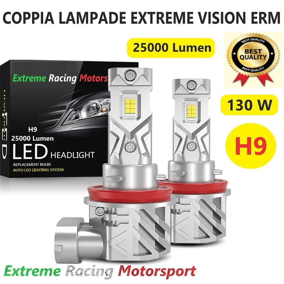 Pro!Carpentis Set Da 9 Lampade A LED Bianche Per Interni Auto - Compatibile Con Mazda RX-8 SE/FE 2003-2012 (Plafoniere, Vanità, Baule)