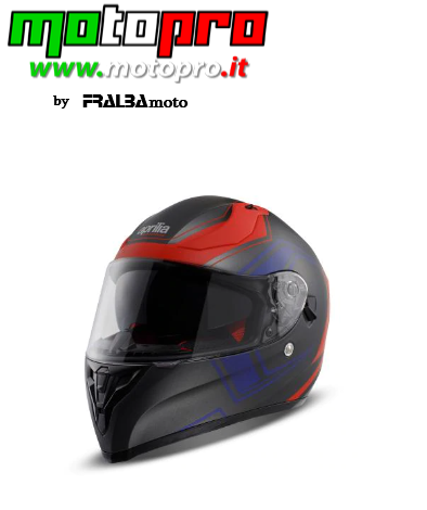 APRILIA - CASCO FULL FACE RACE (Nero/Rosso/Blu) | eBay