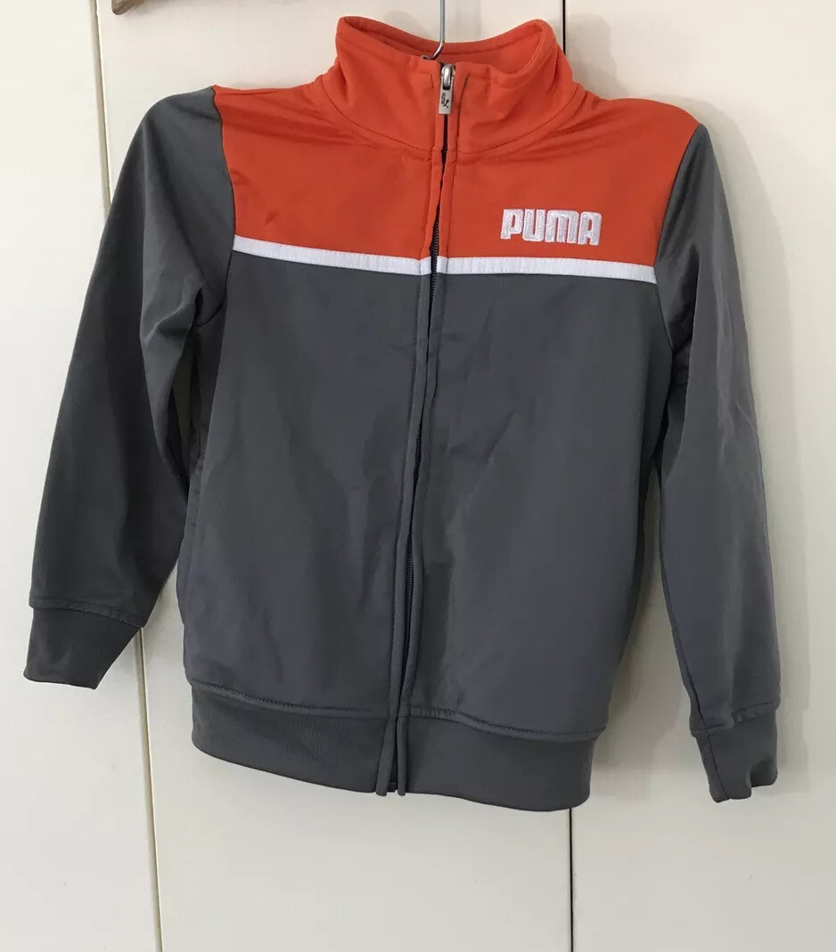 Puma Jacket Size 5 Toddler Boys Full Zip Front Coat Athletic