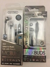2 Packs of SENTRY EARBUDS w/ MIC