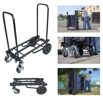 Rockville ROCK CART OFF-ROAD DJ Equipment Pro Transport Rolling Car Huge Wheels!