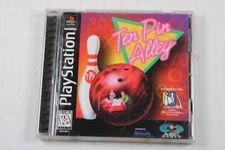 Ten Pin Alley (Sony PlayStation 1, 1996) PS1 Video Game Black Label 