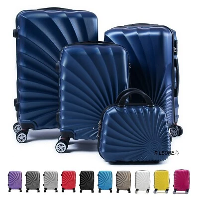 Valigia Fino Set 4Trolley Rigido grande, medio, picco beauty 8 ruote in ABS 2092