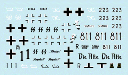 Star Decals 1/35 German STuG Part 1 STuG III Ausf C/D/F/G decals 35842 x - Picture 2 of 2