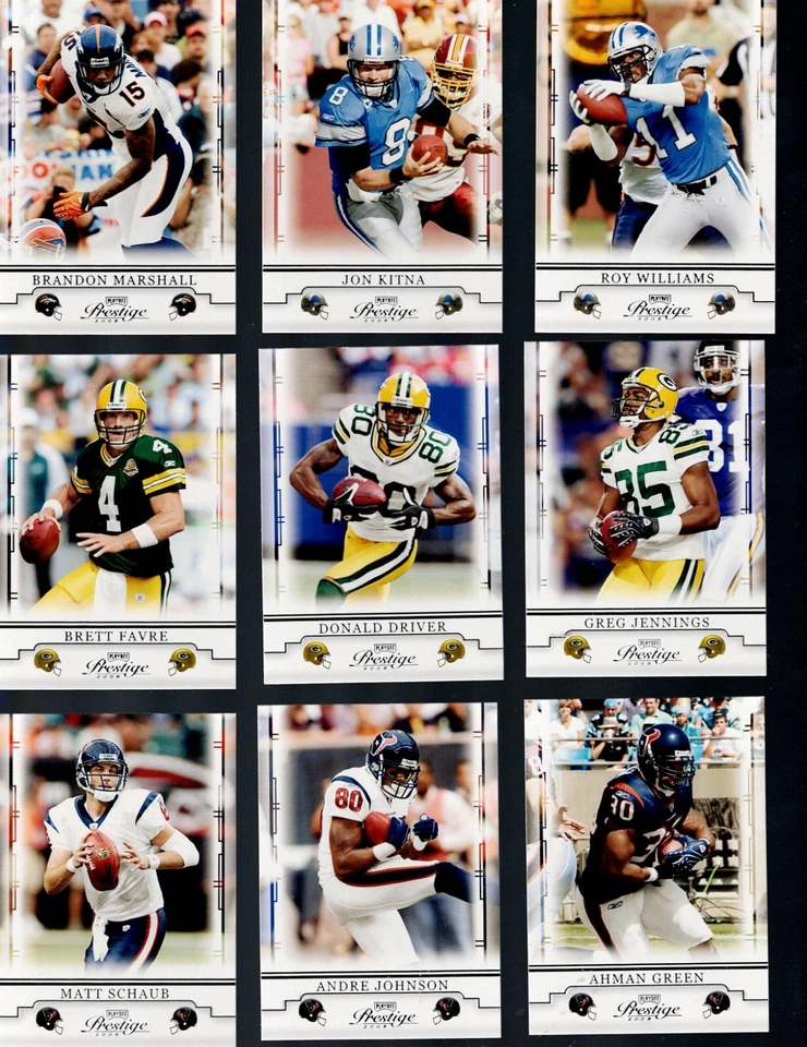 2008 PRESTIGE Football Cards Complete Your Set BUY MORE SAVE MORE - Image 4 of 4
