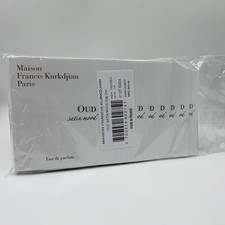 10 x Maison Francis Kurkdjian Paris Oud Satin Mood Eau De Parfum 2ml Ea Total 20