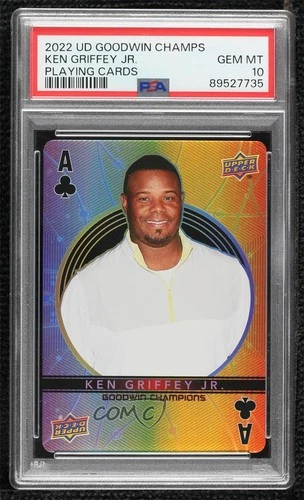 2022 Goodwin Champions Playing Cards Ken Griffey Jr PSA 10 GEM MT HOF q2s