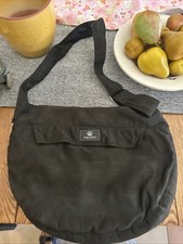 Top Paw Pet Carrier Messenger Bag Style W/ Soft gray Plush Inside Just Washed
