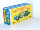 Original E4 new model Box for Lesney Matchbox #46c Mercedes-Benz 300SE Coupe (a)