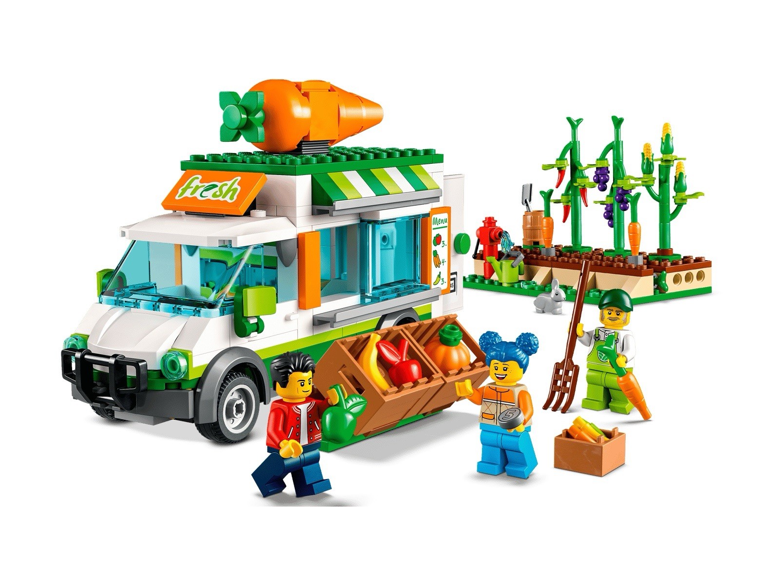 LEGO 60345 Farmer Market Van NEW SEALED Retired City Set thumbnail 2