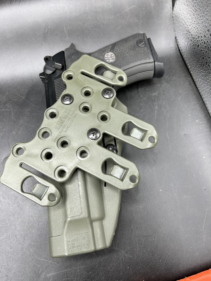 New Blackhawk Beretta FS 92 CQC Serpa Right Hand Holster w/ STRIKE MOLLE mount - Image 2 of 2
