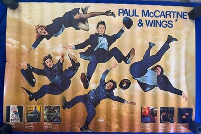 PAUL McCartney WINGS 1976 パンフレット RARE vintage 1976 Paul McCartney & Wings PROMO POSTER Catalog