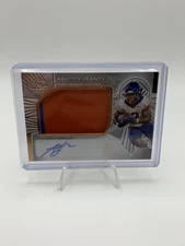 2025 Leaf Trinity Patch Auto RC Ashton Jeanty Raiders 47/75