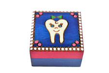 Tooth Box For Baby Teeth Tooth Fairy Boy's Keepsake Wood Box Baby Tooth Holder