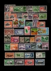 British Colonies Mostly GVI-QE Collection 530 Stamps Mint-Used With Better