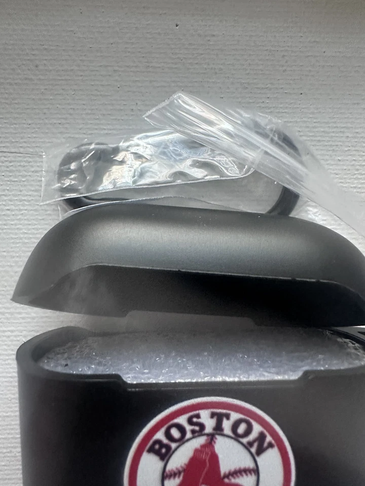 Apple AirPods 3rd Generation BOSTON RED SOX Silicone Case Cover W/ Keychain Hook - Image 3 of 4