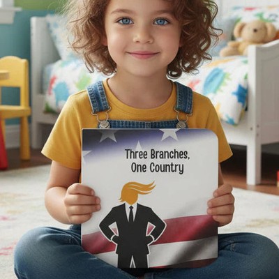 Three Branches One Country Kids Board Book US Government Civics Learning Book