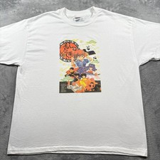 Vintage Ranma 1/2 Anime Comic Promo T-Shirt Mens XL White Graphic Single Stitch