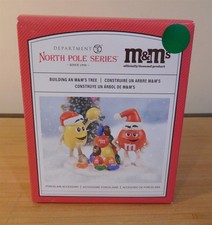 Dept 56 North Pole Accessory - Building An M & M's Tree - #6013437 NIB Free Ship