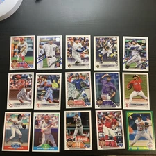 15 CARD LOT - VENEZUELA MLB BASEBALL PLAYERS VG