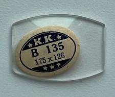 NOS Watch Crystal K.K. B 135 175x126 Rectangular Tonneau Curved Vintage Parts