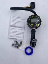 AtSafepro Digital Bike Tire Inflator. Compressor/Black and Green