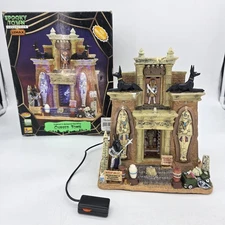 Lemax Spooky Town Cursed Tomb Building w/ Box 75500 DISPLAY or PARTS ONLY