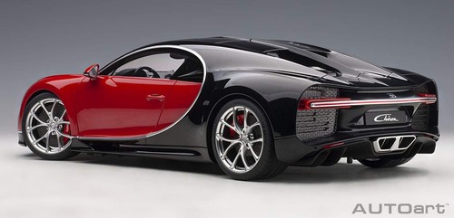 AUTOart 1 12 Bugatti Chiron 2017 Red Black 12113 - Picture 2 of 9