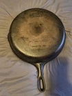 Large Wagner Ware #10 Cast Iron Skillet Frying 11 3/4" Made In USA