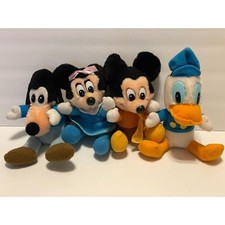 Vintage 1984 Mickey's Christmas Carol Plush Hardees Lot of 4 See Description 