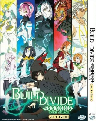 DVD BUILD-DIVIDE -#000000- CODE BLACK Vol. 1-12 END ENG SUB All Region FREESHIP