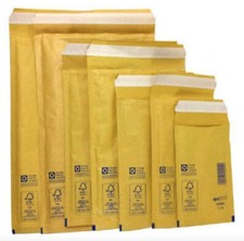 JIFFY BAGS MAIL PADDED BAGS ENVELOPES GOLD POSTAL BAGS - FREE NEXT DAY DELIVERY