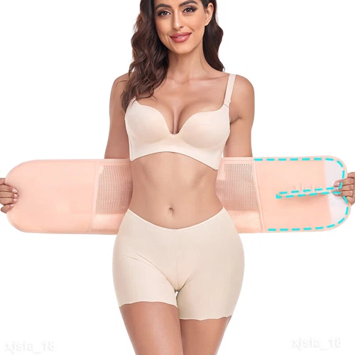 Postpartum Belly Band C Section Belly Wrap Abdominal Binder Girdle Tummy Tuck US - Picture 15 of 29