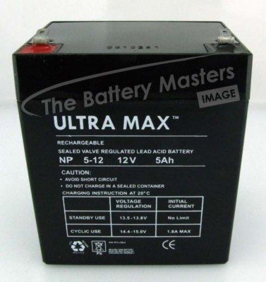 Razor Jr. Elektrowagen Aufsitz 12V 5Ah Ersatz Ultramax Spielzeugauto Batterie