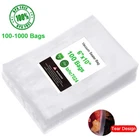 100-1000 Pint Vacuum Sealer Bags 6" x 10" Embossed 4 Mil Food Storage Seal Saver