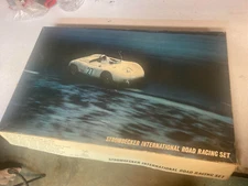 Vintage 1960's Strombecker Slot Car International Road Racing Set 9948