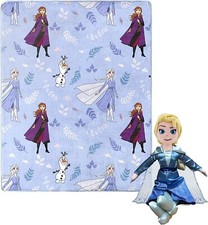 Frozen 2 "Friends in Leaves" Throw Character Pillow Set - AB08R58P28Q8