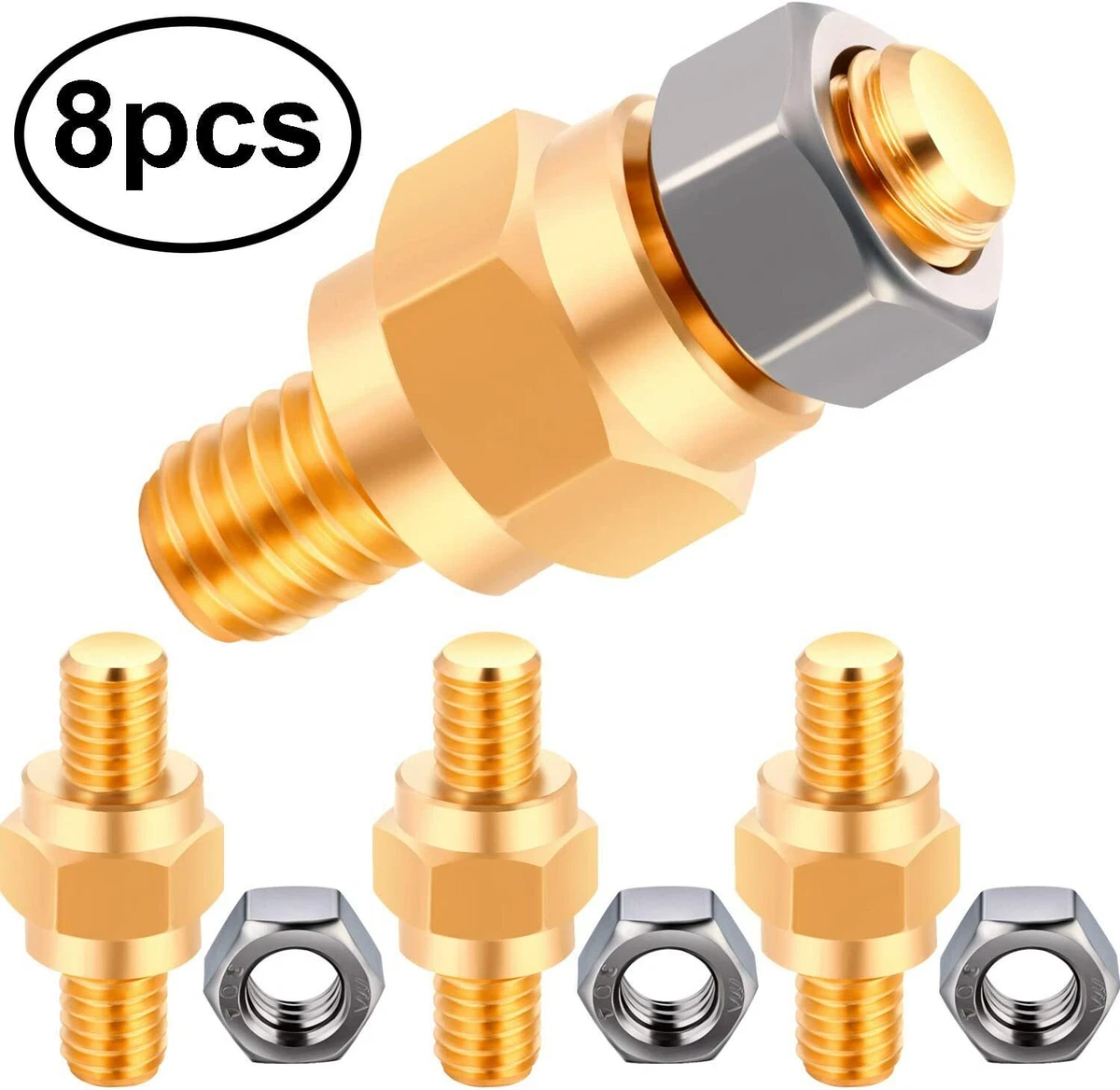 Side post battery clearance connectors