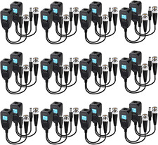 Passive Video Balun 12 Pairs HD-CVI/TVI/AHD Passive Video Balun with Power Conne