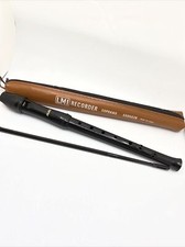 Vtg Allios Black And White recorder With Holding Case 803S-E