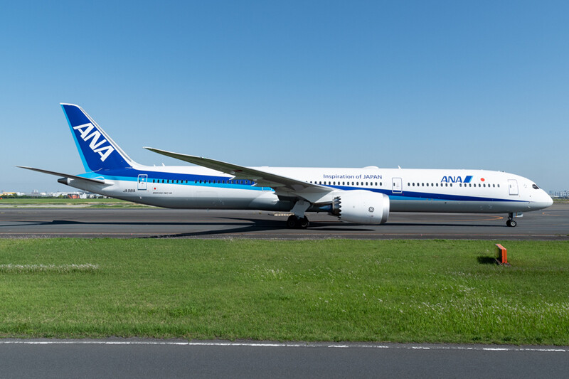 SQ Wings 1:200 ANA 全日空 B787-10 JA981A ANA B787-10 JA981A – 1:200 Scale Model by SQ Wings – Flying