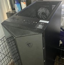 MSI MPG Velox 100R Mid-Tower Gaming PC Case Tempered Glass Side Panel 4x1mm