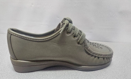 New Soft Spots Bonnie Lite Women Size 6 M Taupe Loafer Shoe Oxford Casual Work - Picture 3 of 9