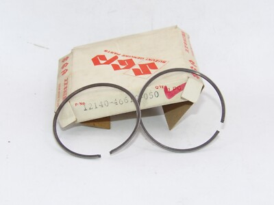 NOS Suzuki RM60 1979-1983 OEM Oversize .50 Piston Rings 2nd Over 12140-46610-050