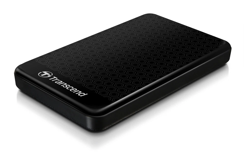 1TB Transcend StoreJet 25A3 USB 3.1 Gen 1 Portable HD - Black - Rugged Edition - Image 2 of 4