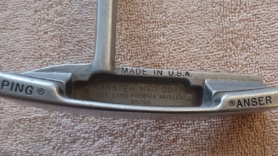 TZ GOLF - VINTAGE RARE PING ANSER 5 STEEL 35” BLADE PUTTER W